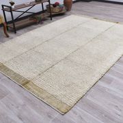 Tapis turc en laine beige vert 209x292 cm SK 242139
