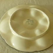 HB Quimper earthenware oyster plate