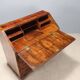 Antique drop-leaf cabinet in various types of wood, Italy, 18th century.