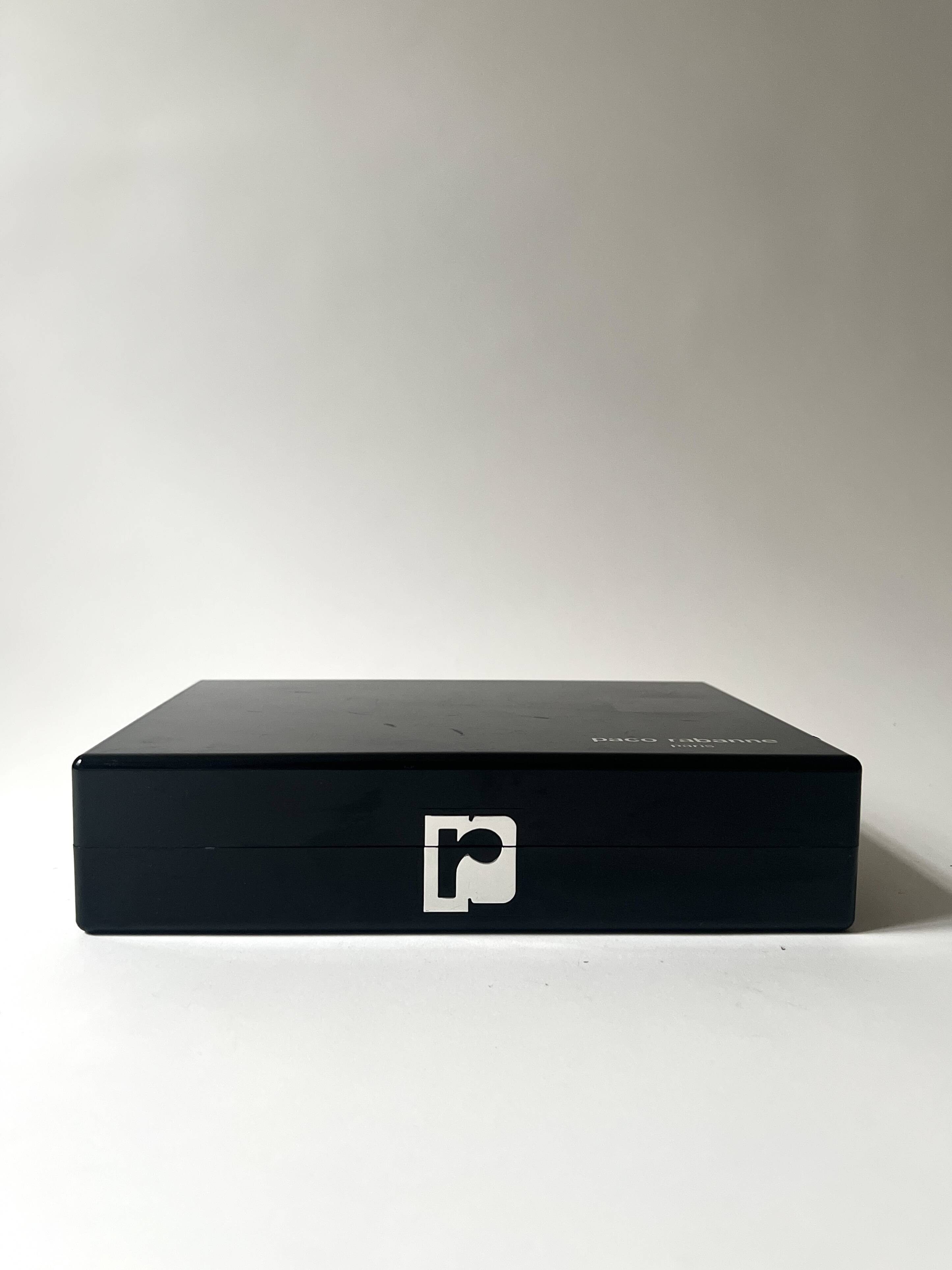 Tray - Closed storage box with lid by Parco Rabanne, around the 1970s.