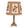 Stunning Tall chunky Bronze Corinthian Column Table Lamp with Bird Shade