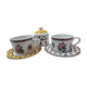 Tea & coffee set porcelain Solafrance Paris 5 pieces