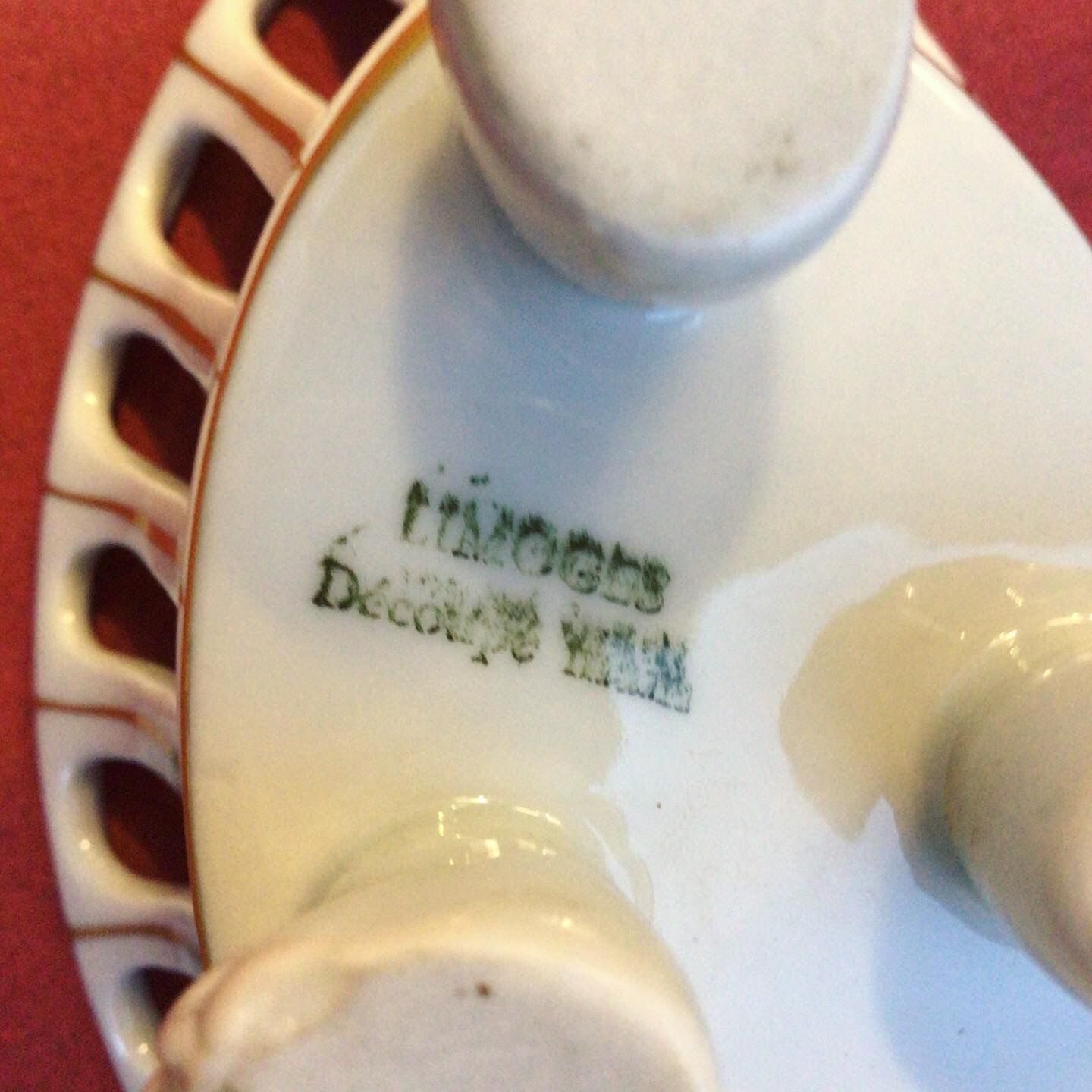 Limoges porcelain soap holder