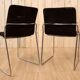 Série 4 chaises design Italien