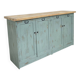 1950s wooden sideboard with blue patina