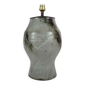 Stoneware lamp signed Chantal and Thierry Robert 1960s