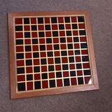 Checkerboard tray 100 wood/glass boxes