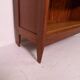 Antique oak open bookcase