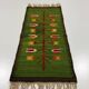 Woolen kelim wall hanging table runner Poland 1970’s
