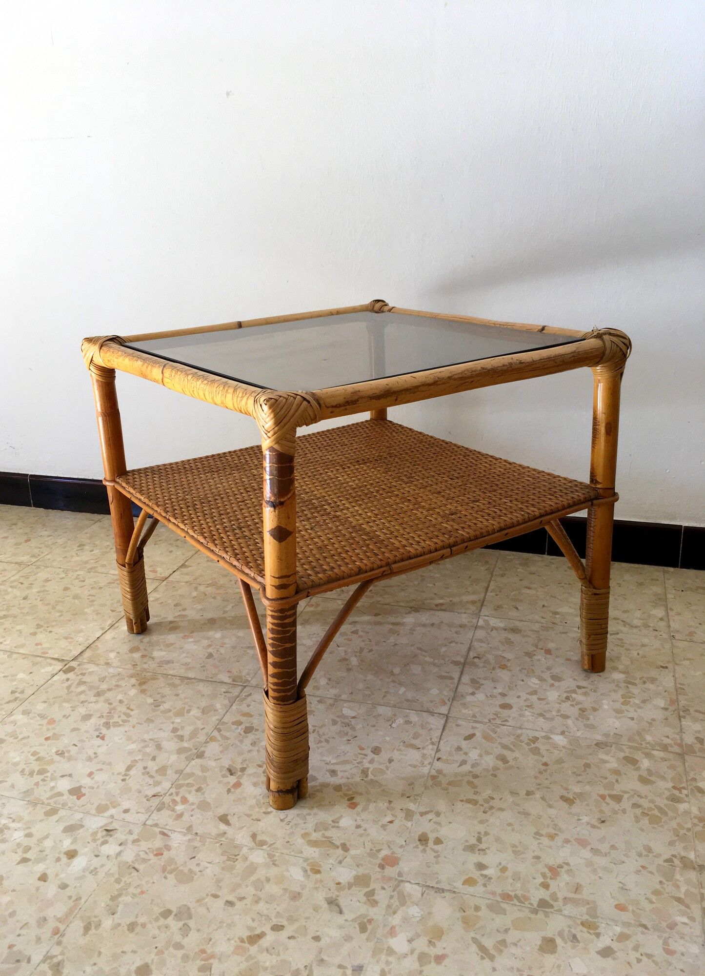 Vintage rattan horses in the 70s