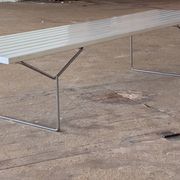 Harry Bertoia designer bench for Knoll International circa 1970
