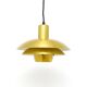 Golden Belux lamp, Denmark, 1970s