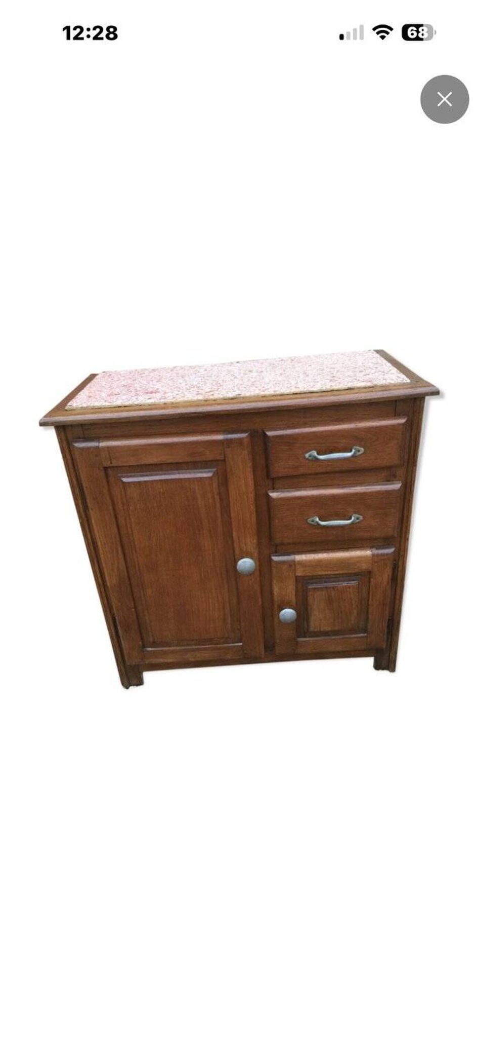 Mado Buffet in Solid Oak — French Domestic Style from the 1950s