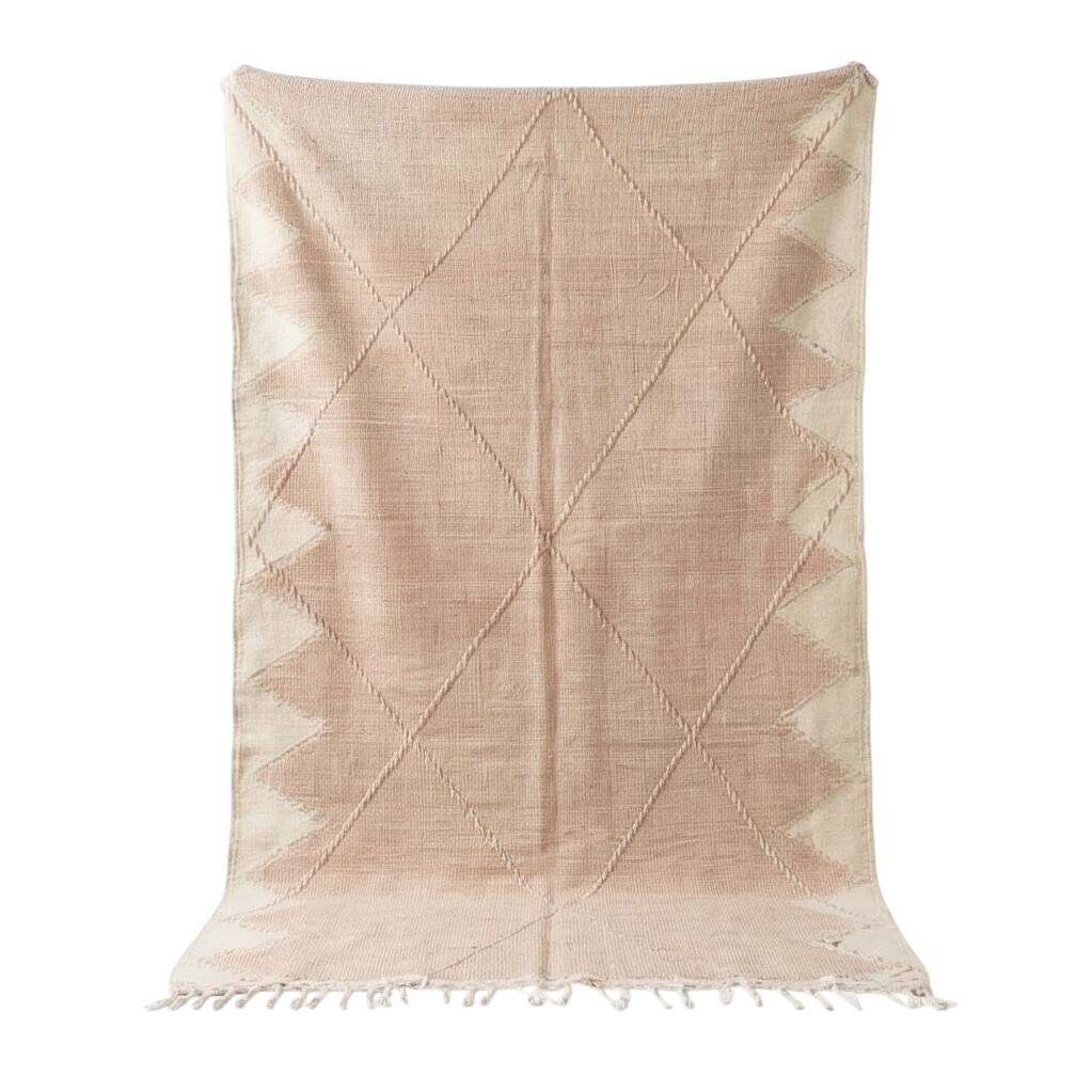 Zanafi pink kilim rug 200x300 cm