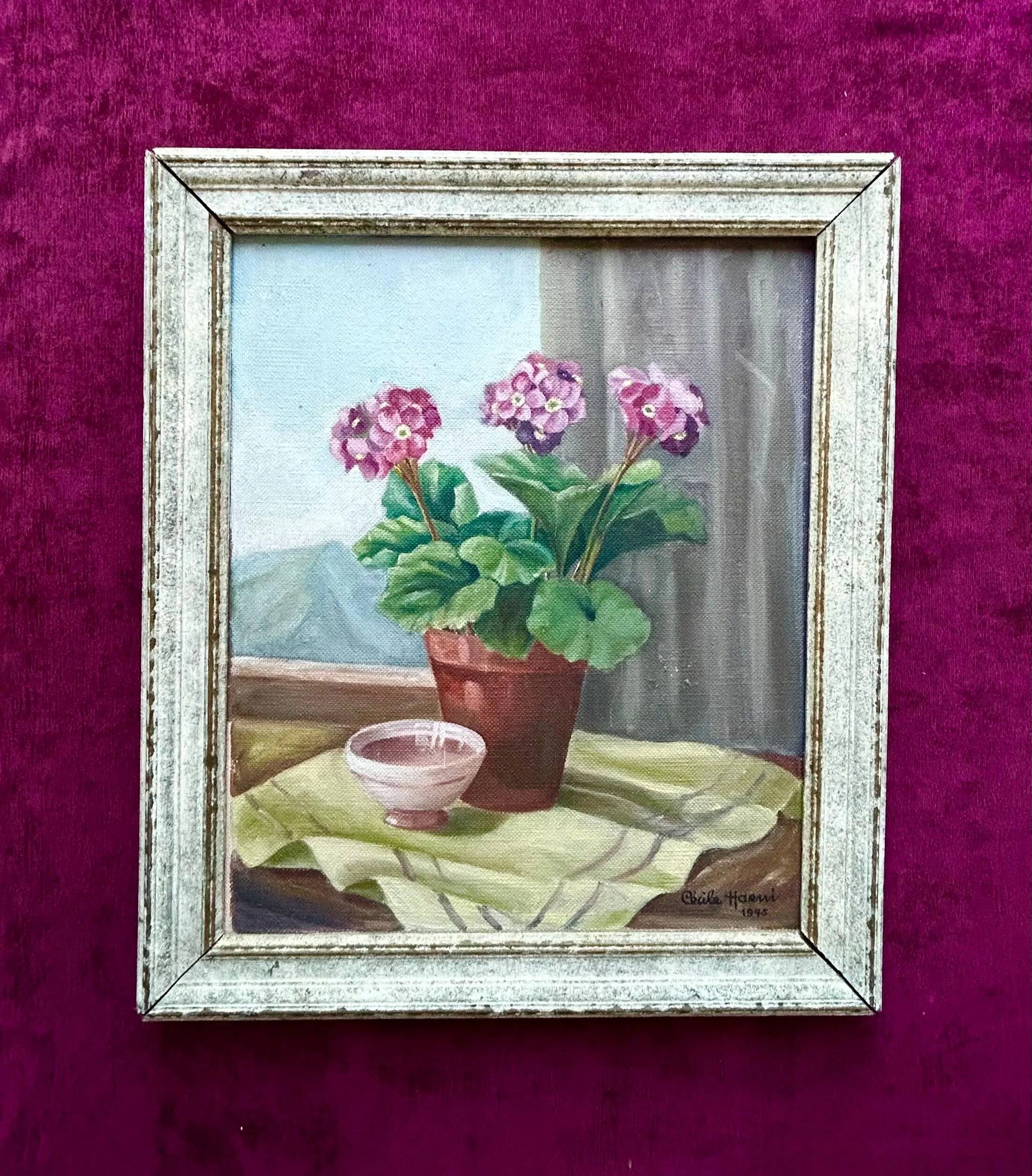 Bouquet of Hydrangeas Still Life Oil Painting
