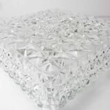 60's square glass floral-shaped ceiling