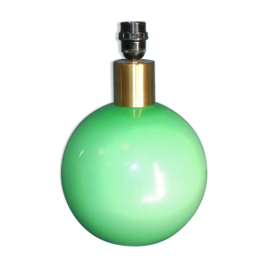 Pied de lampe en opaline