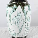Vase « Les Pélicans », signé L. Alaurent – 1950
