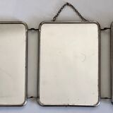 Triptych barber mirror 50x26cm