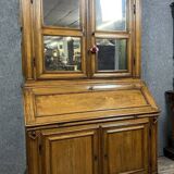 Italy 17th century: Lombard cabinet with three bodies in solid walnut circa 1680