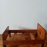 Wooden doll bed