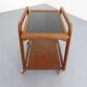 Danish Teak Bar Cart with Removable Tray from Silva, Denmark, 1960s