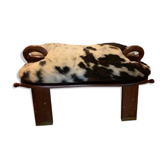 Cowhide footrest