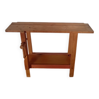 Wooden children's workbench