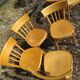 8 Baumann bistro chairs