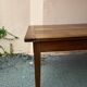 Solid wood farmhouse table