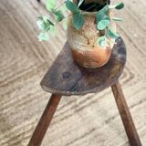 Tabouret paysan en chêne