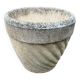 Reconstituted stone planter