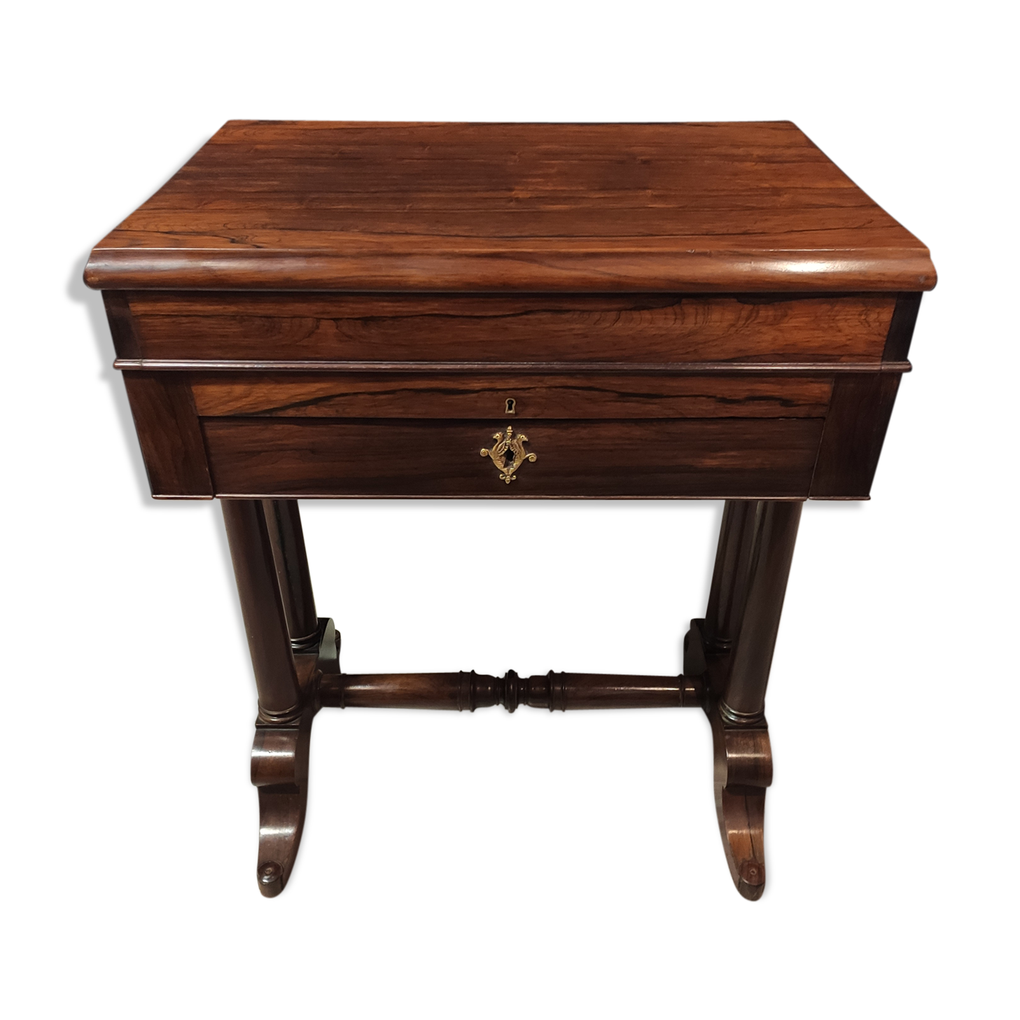 Empire walnut dressing table