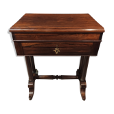 Table de toilette empire en noyer