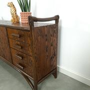 Buffet vintage en bambou