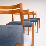 Set of 4 Niels Otto Moller chairs model 84, 1960’s