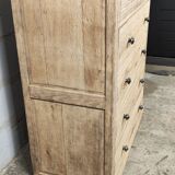 Oak chest of drawers five drawers