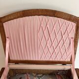 Rattan storage unit, 1950s