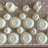 Antique earthenware coffee service from GIEN