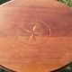 Ancienne table de chevet style Louis Philippe époque XXème marqueté