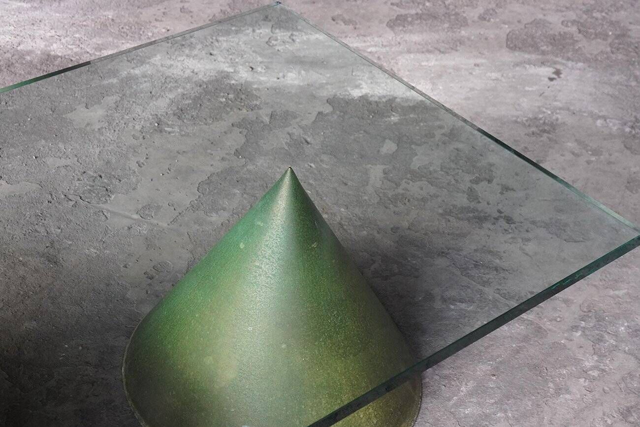 Vintage Kono Coffee Table by Massimo and Lella Vignelli for Casigliani, Italy, 1980s