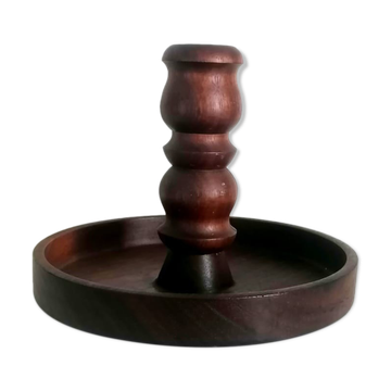 Bougeoir en bois vintage