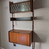 Ergo wall-mounted secretary, Scandinavian vintage 1960s