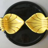 Plateau with its ceramic cups, 50s