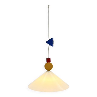 Memphis Style Pendant Lamp Model T714-G by Ikea, 1980