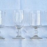 Set of 6 rustic glasses