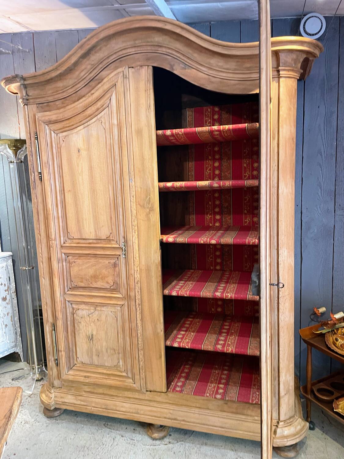 18th century walnut wardrobe