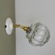Vintage glass globe wall light