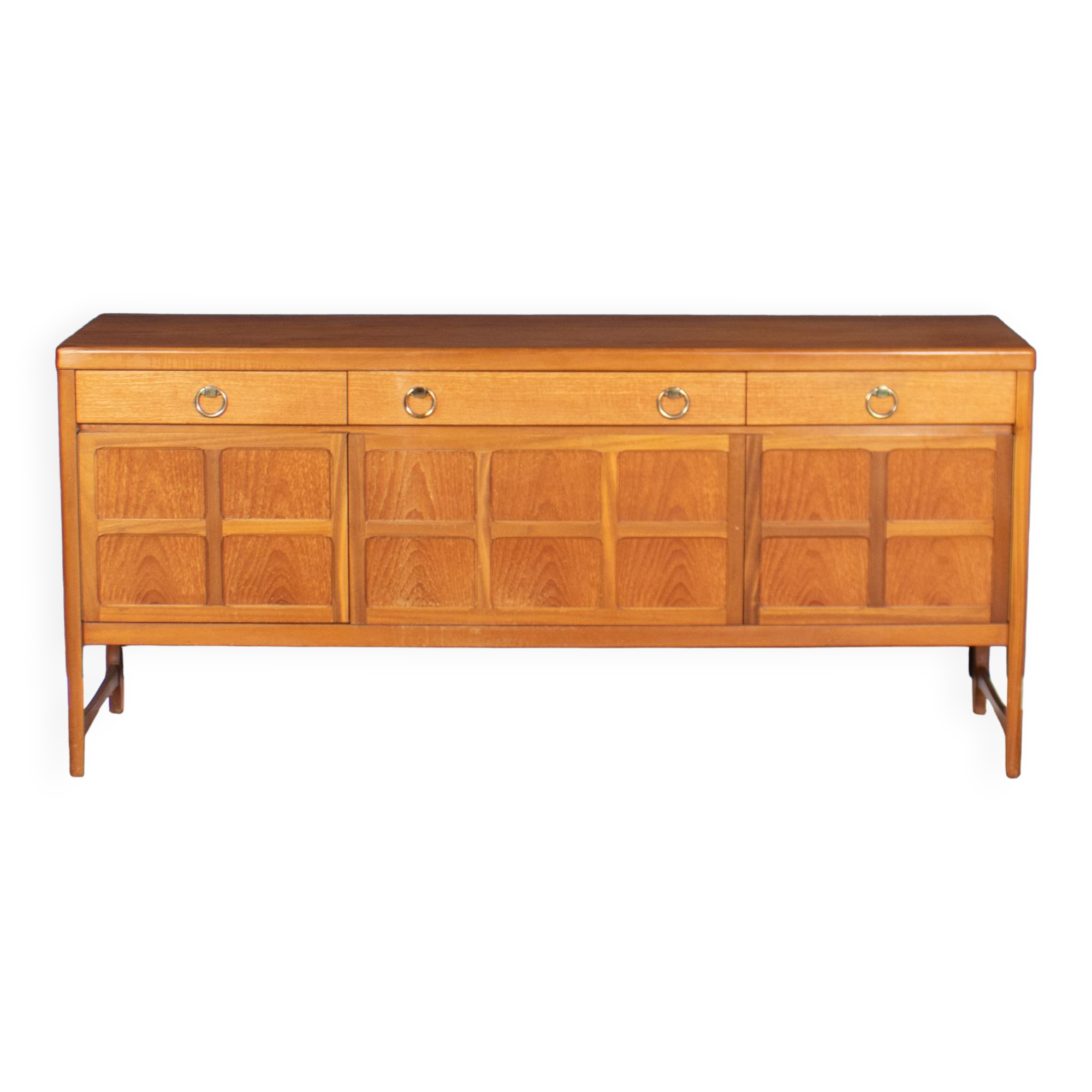 Retro teak 1960s nathan squares mid century sideboard