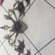 Patina gray wall candlestick 1975